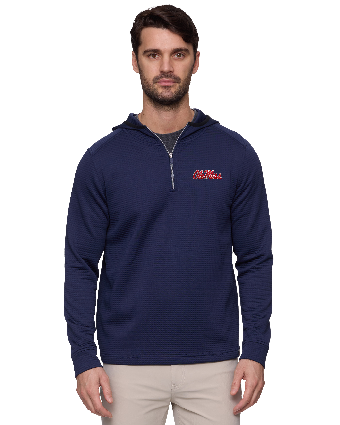 OLE MISS LEGACY PERFORMANCE WAFFLE 1/4-ZIP HOODIE – Flag & Anthem