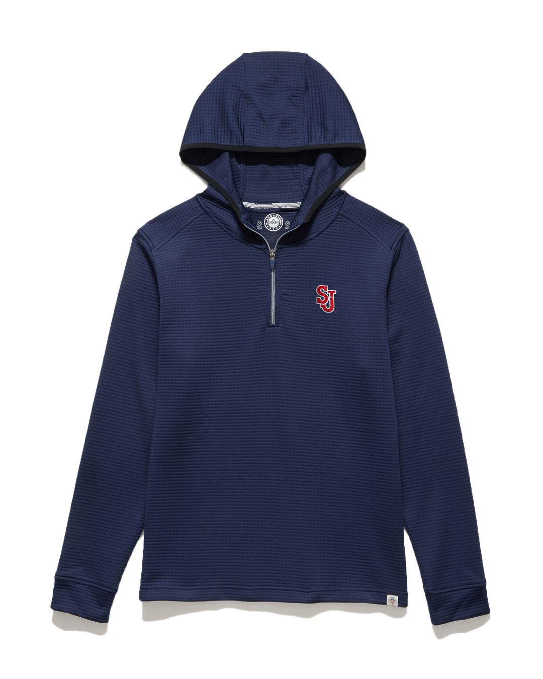 ST. JOHN'S LEGACY PERFORMANCE WAFFLE 1/4-ZIP HOODIE