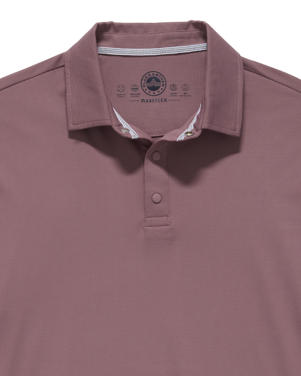 LINKS TEXTURED PERFORMANCE POLO