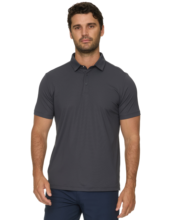 LINKS TEXTURED PERFORMANCE POLO
