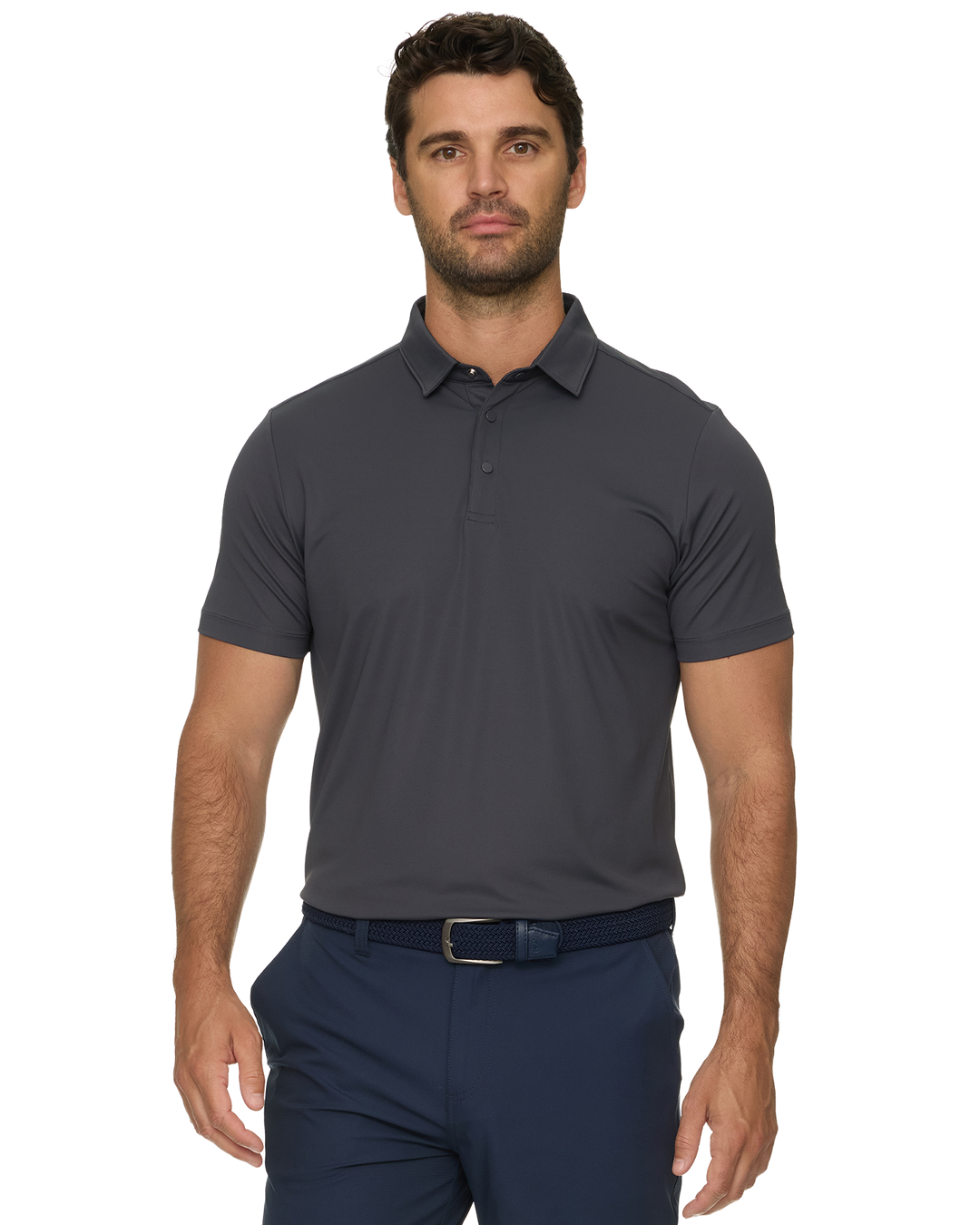 LINKS TEXTURED PERFORMANCE POLO