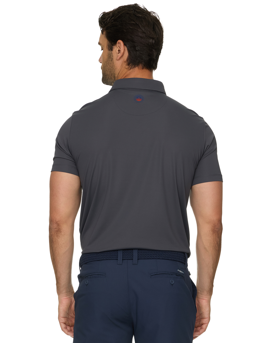 LINKS TEXTURED PERFORMANCE POLO
