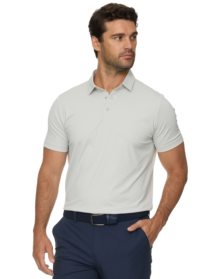 LINKS TEXTURED PERFORMANCE POLO