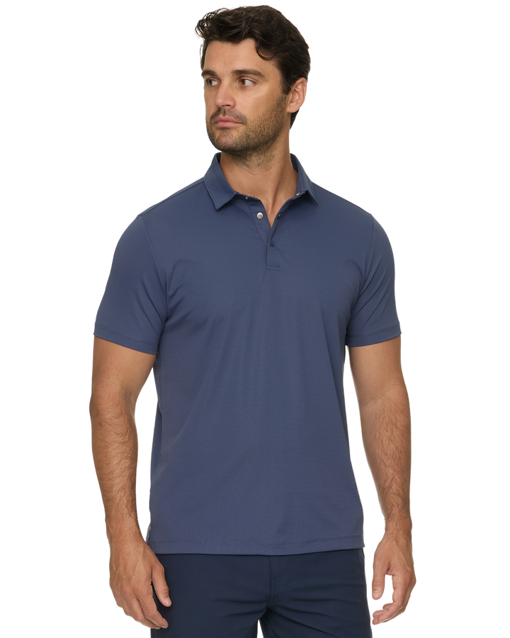 LINKS TEXTURED PERFORMANCE POLO
