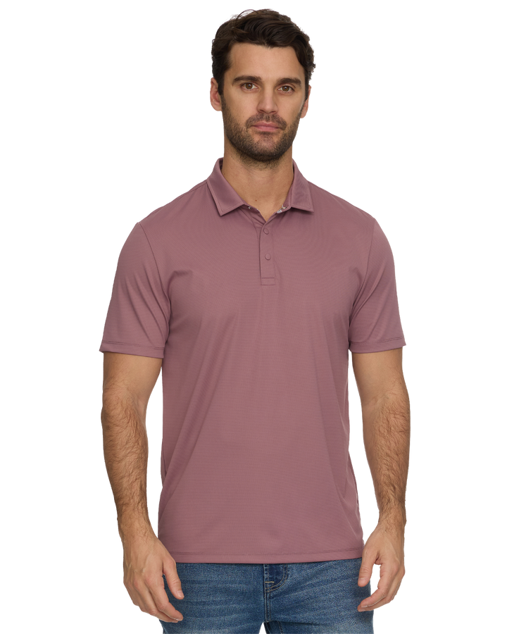 LINKS TEXTURED PERFORMANCE POLO