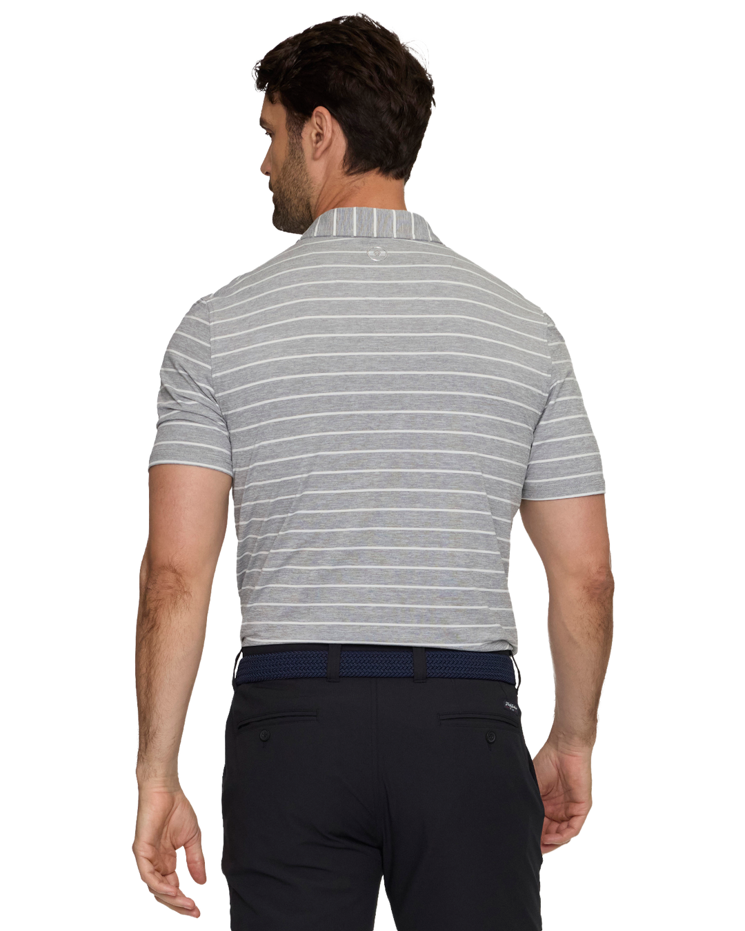 ELITE STRIPE PERFORMANCE POLO