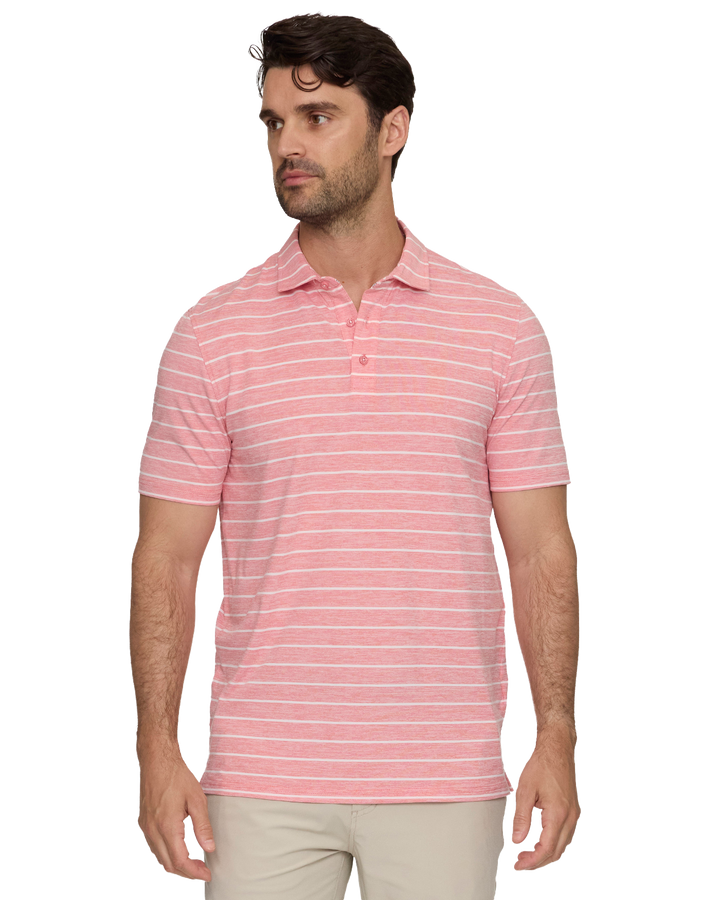 ELITE STRIPE PERFORMANCE POLO