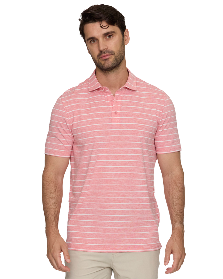 ELITE STRIPE PERFORMANCE POLO