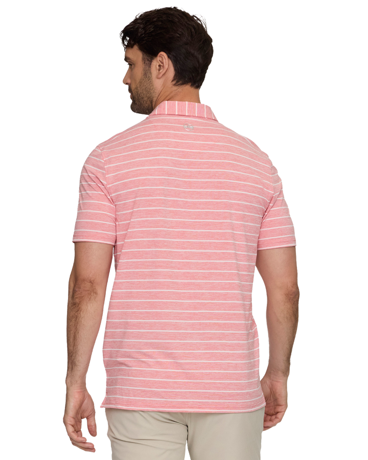 ELITE STRIPE PERFORMANCE POLO