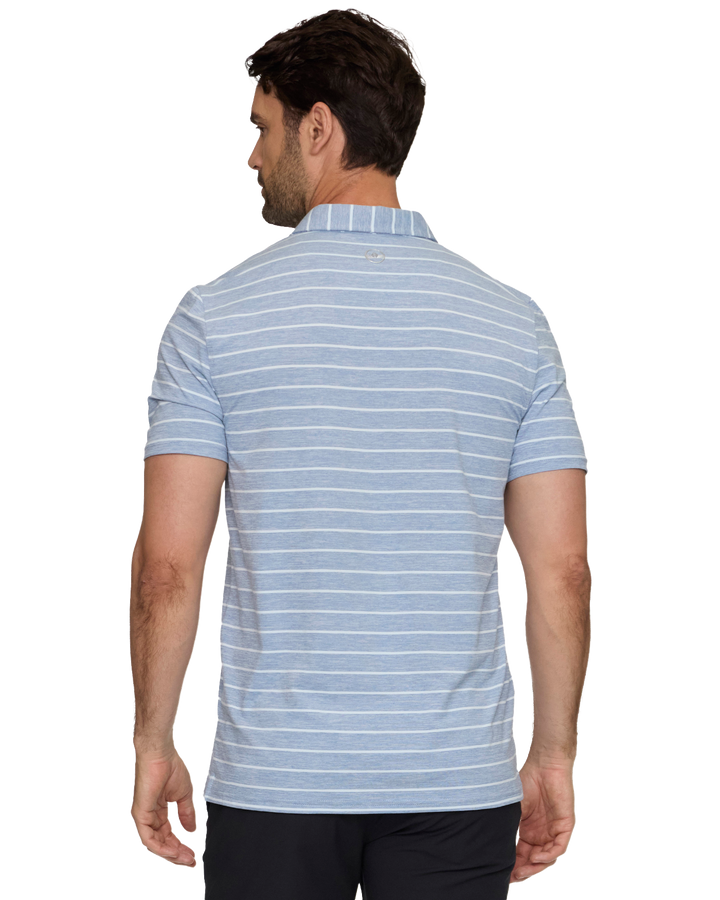ELITE STRIPE PERFORMANCE POLO