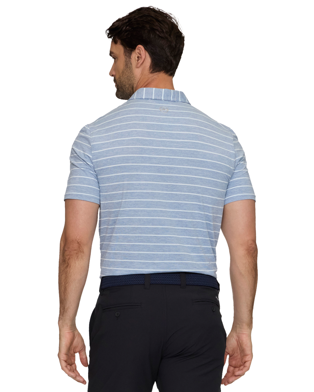 ELITE STRIPE PERFORMANCE POLO