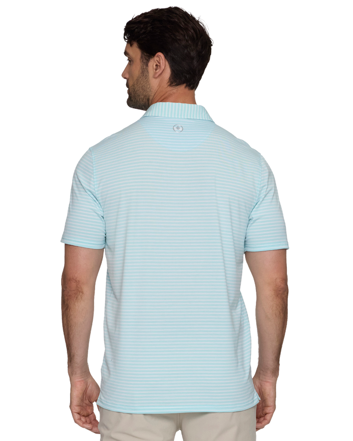 ELITE MINI STRIPE PERFORMANCE POLO