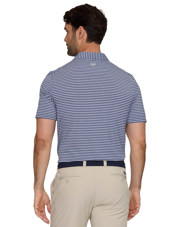 ELITE MINI STRIPE PERFORMANCE POLO