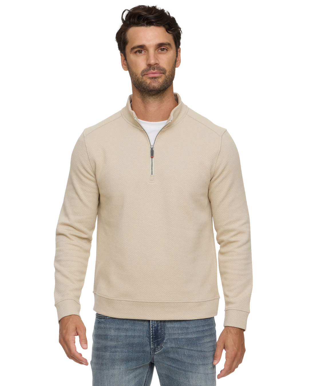 PARKVILLE TEXTURED 1/4-ZIP