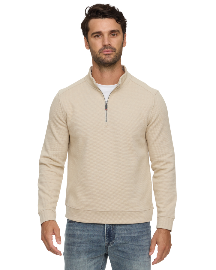 PARKVILLE TEXTURED 1/4-ZIP