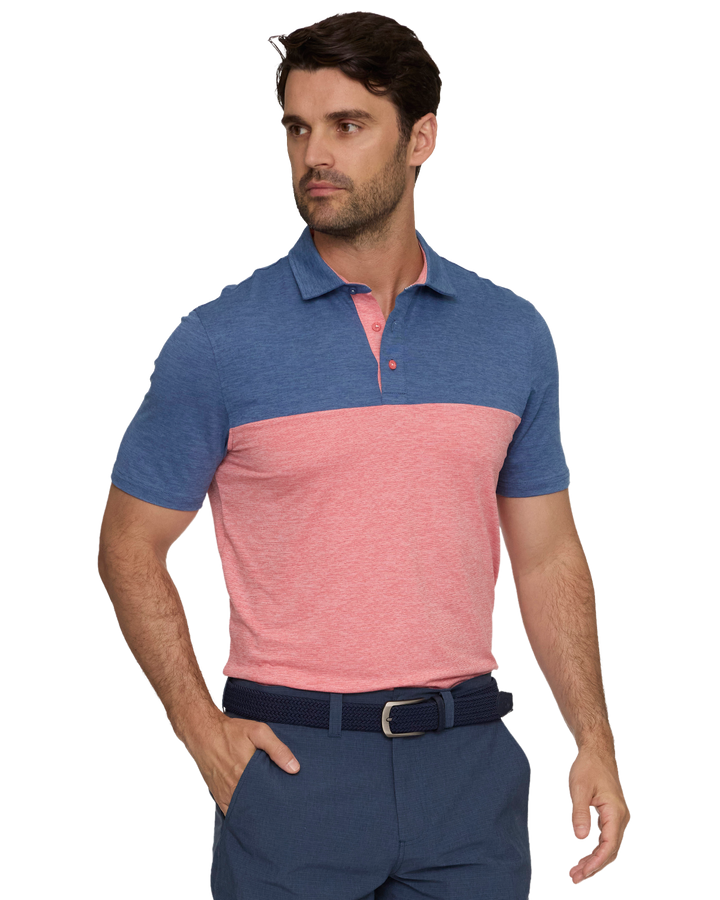 ELITE SOLID BLOCKED PERFORMANCE POLO
