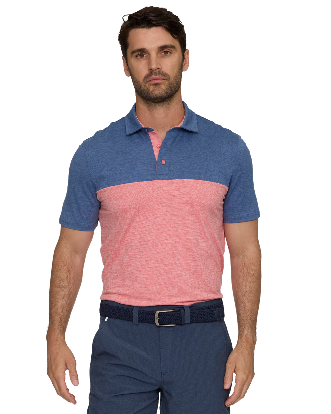 ELITE SOLID BLOCKED PERFORMANCE POLO