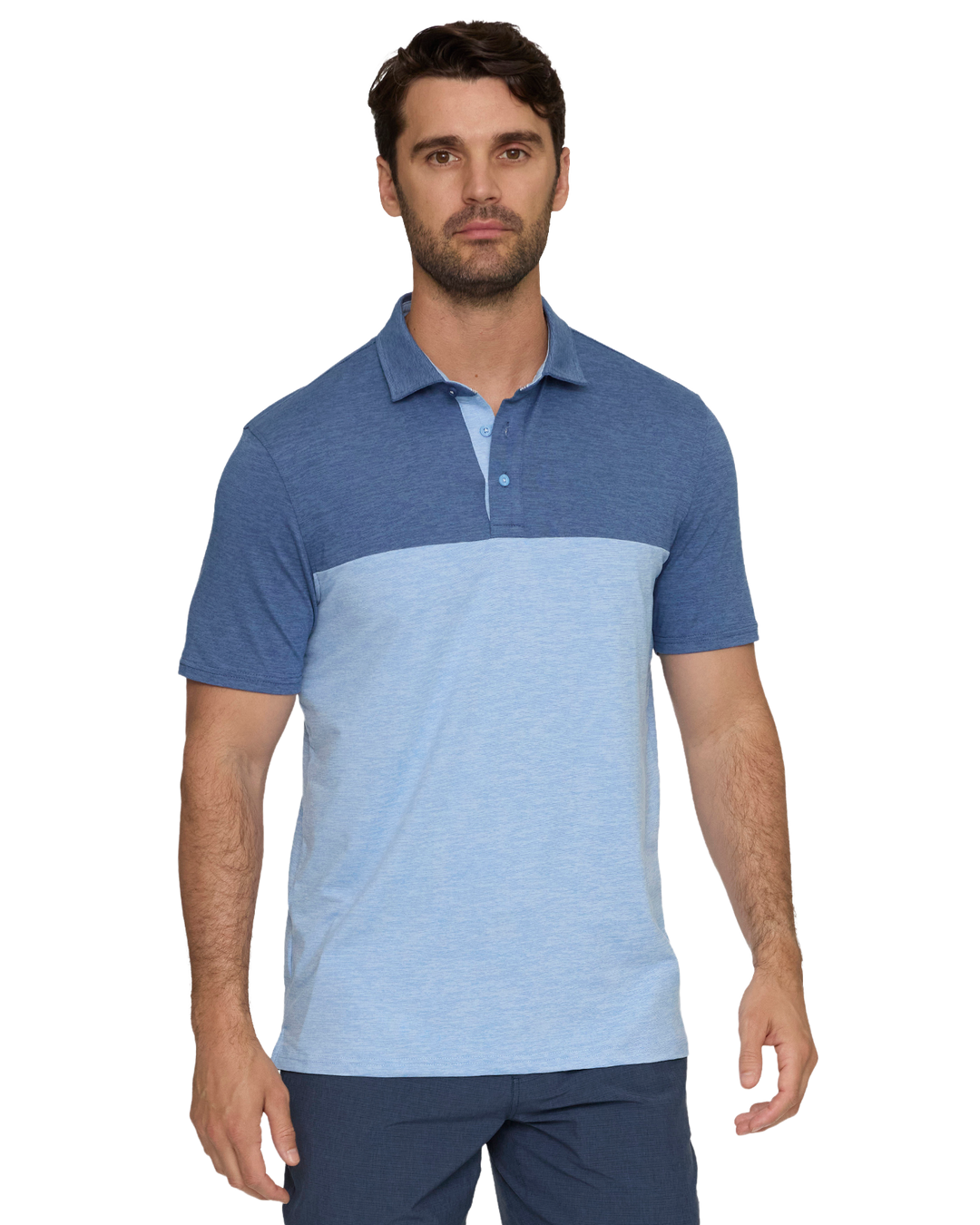 ELITE SOLID BLOCKED PERFORMANCE POLO