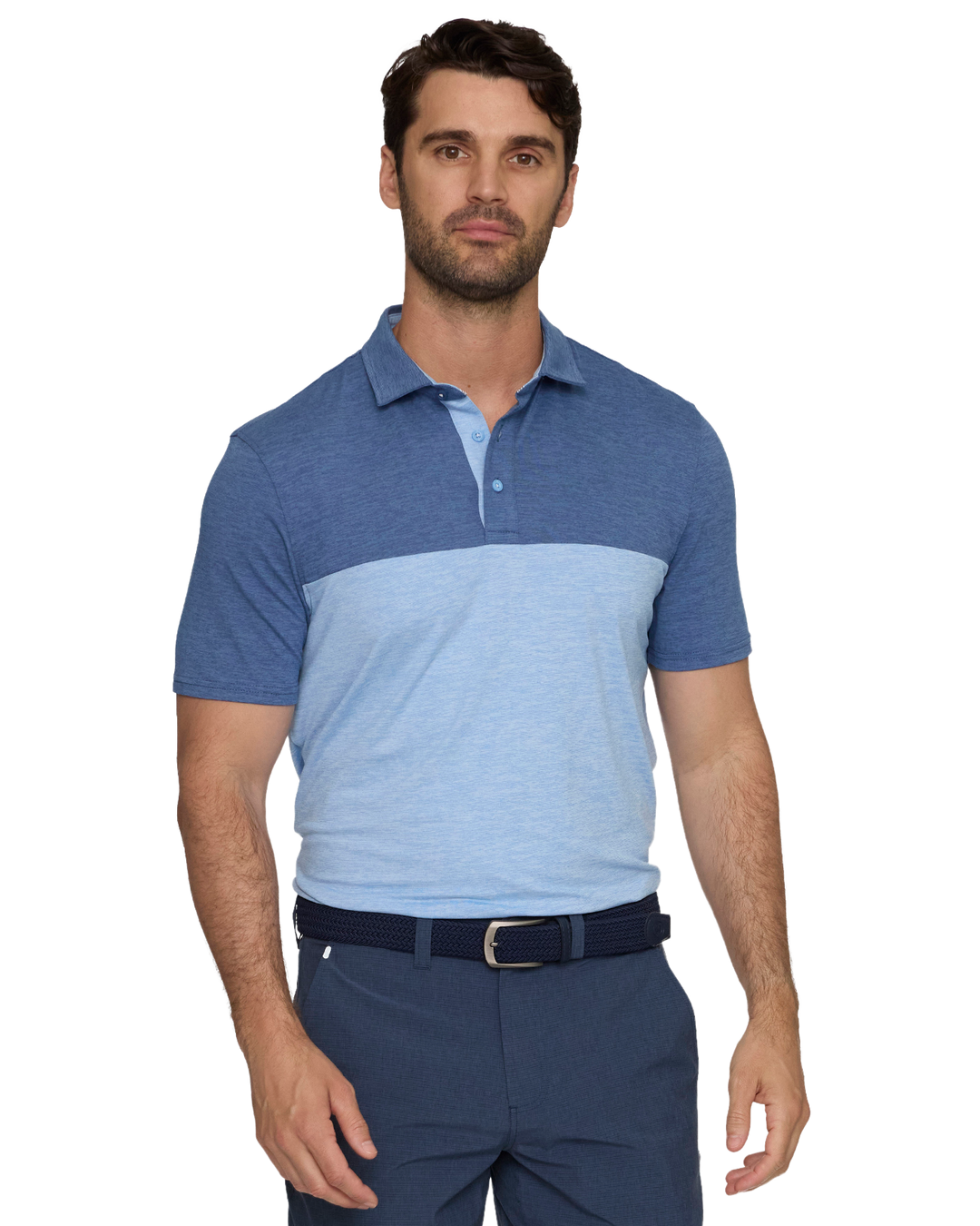 ELITE SOLID BLOCKED PERFORMANCE POLO