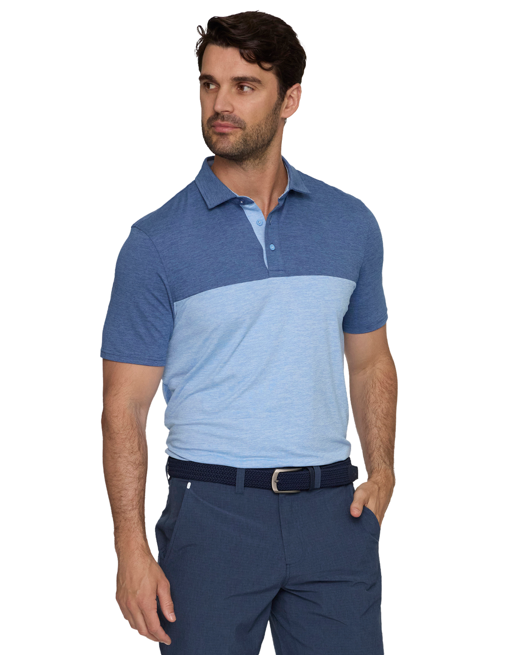 ELITE SOLID BLOCKED PERFORMANCE POLO