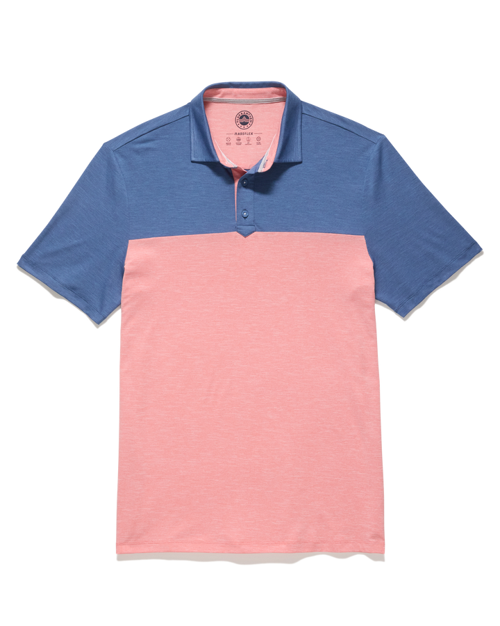 ELITE SOLID BLOCKED PERFORMANCE POLO