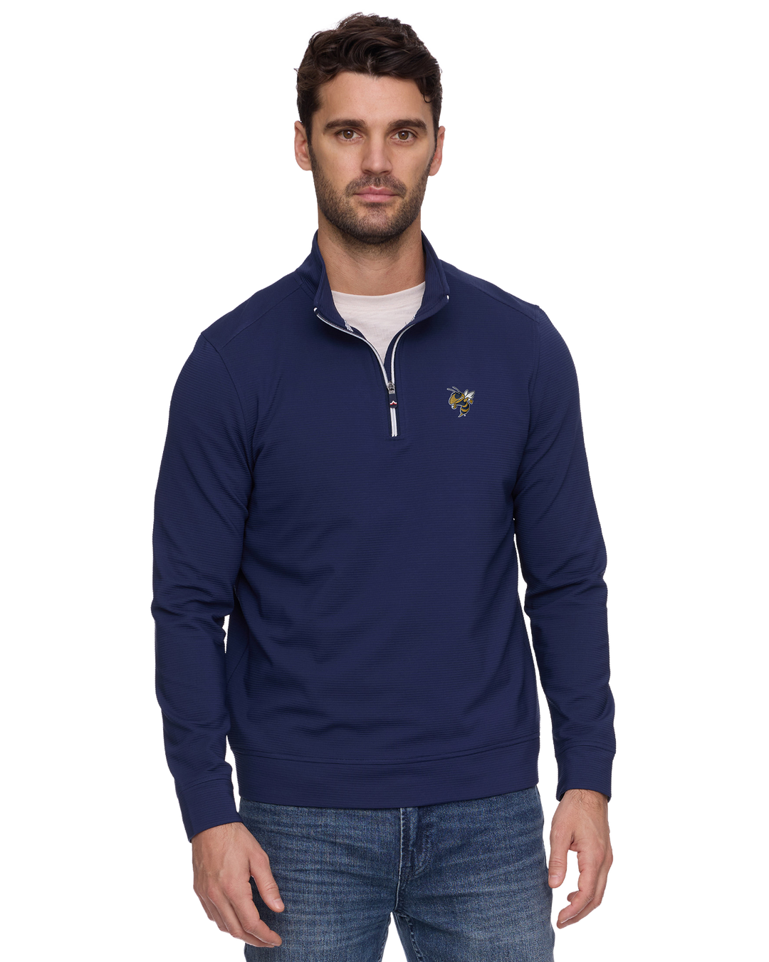GEORGIA TECH RIDGE STRETCH PERFORMANCE 1/4-ZIP