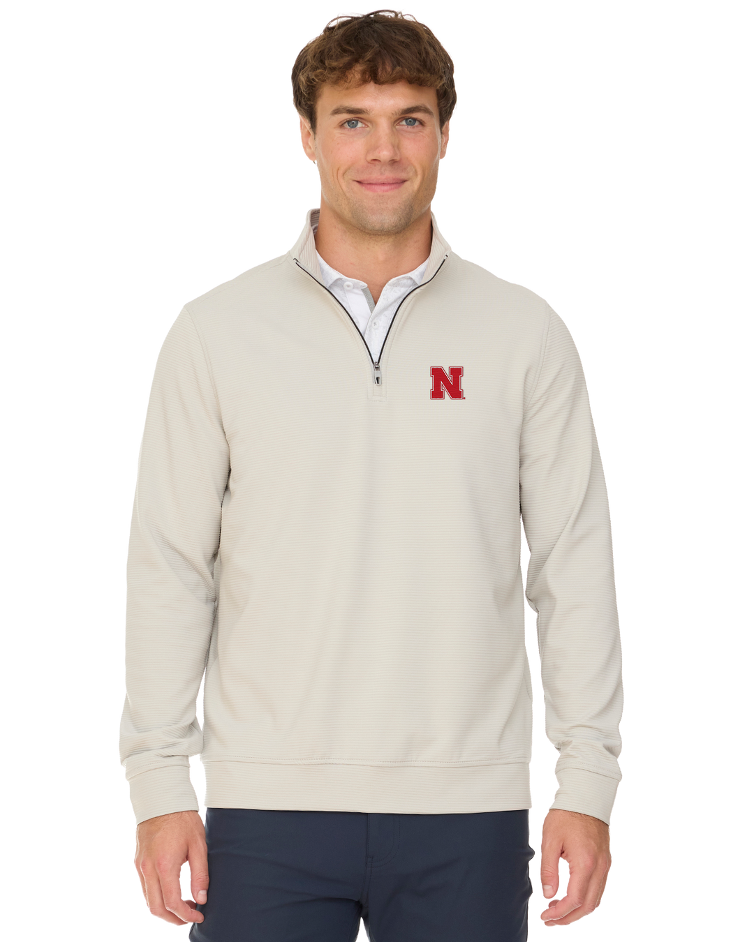 NEBRASKA RIDGE STRETCH PERFORMANCE 1/4-ZIP