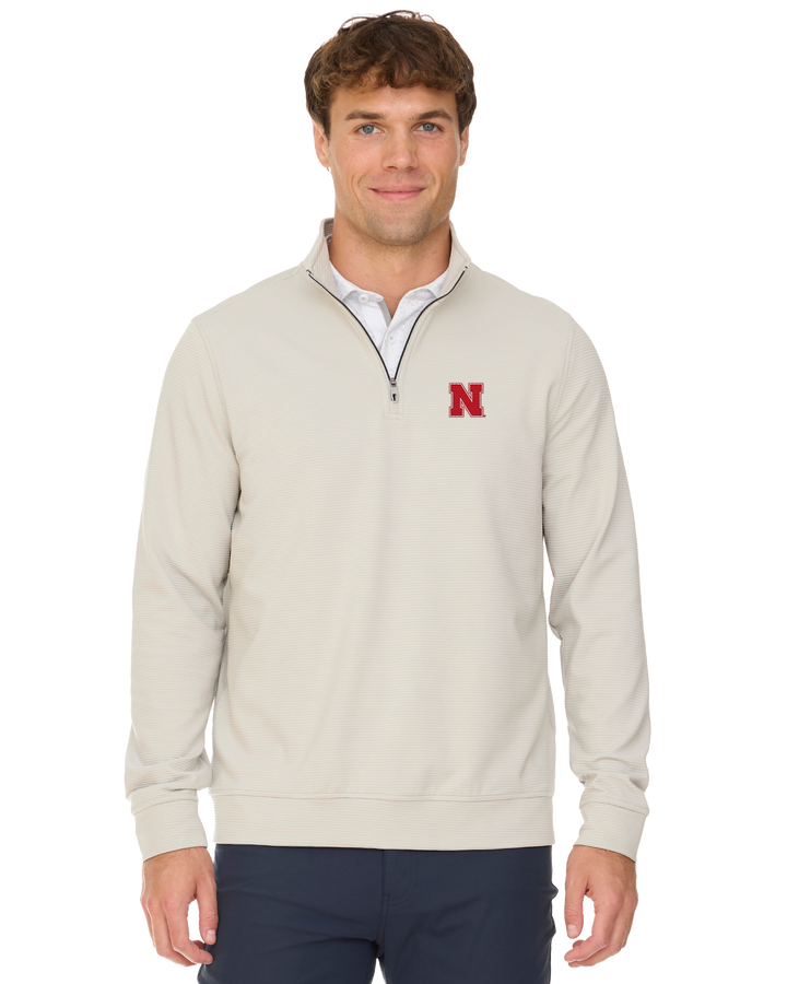 NEBRASKA RIDGE STRETCH PERFORMANCE 1/4-ZIP