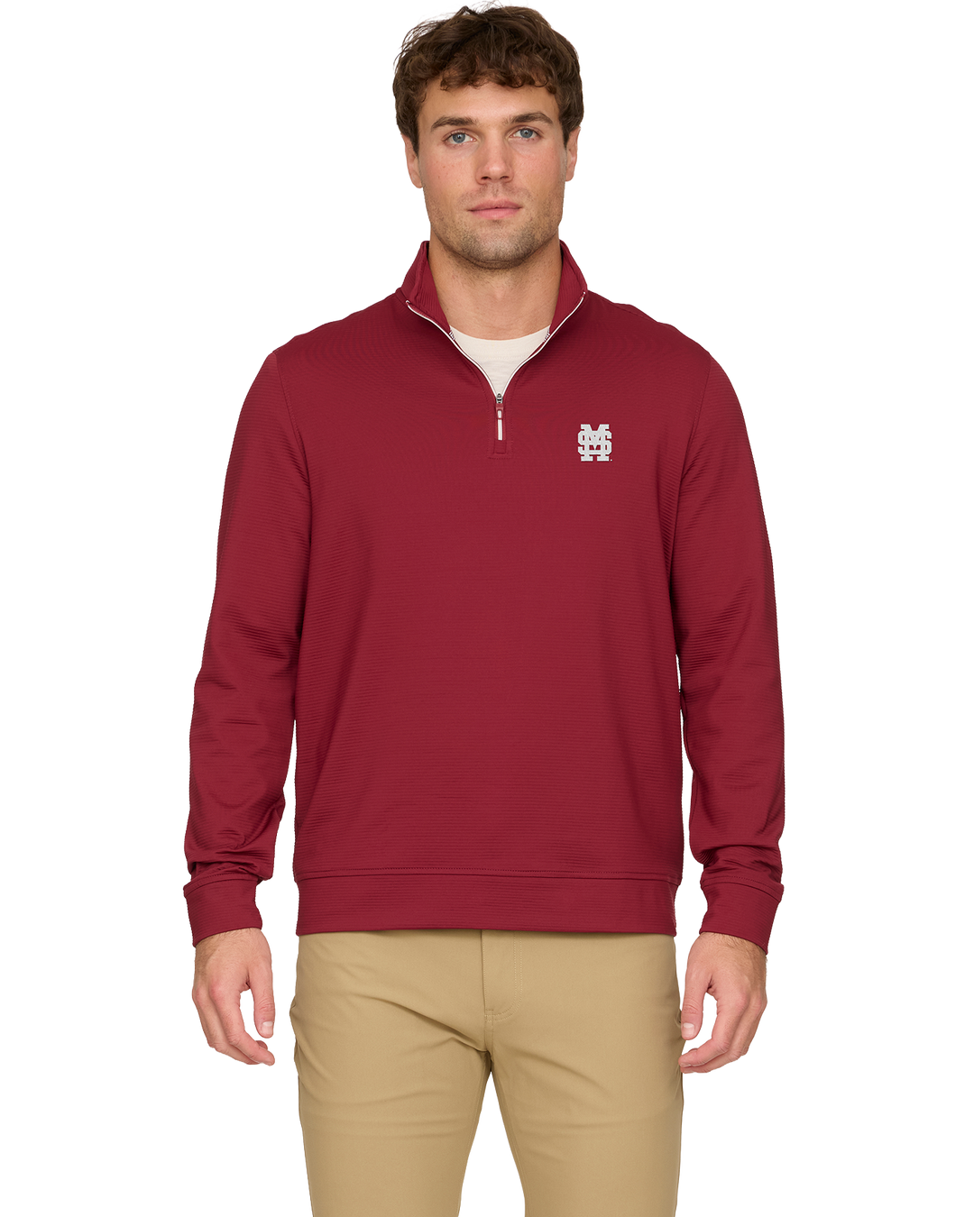 MISSISSIPPI STATE RIDGE STRETCH PERFORMANCE 1/4-ZIP