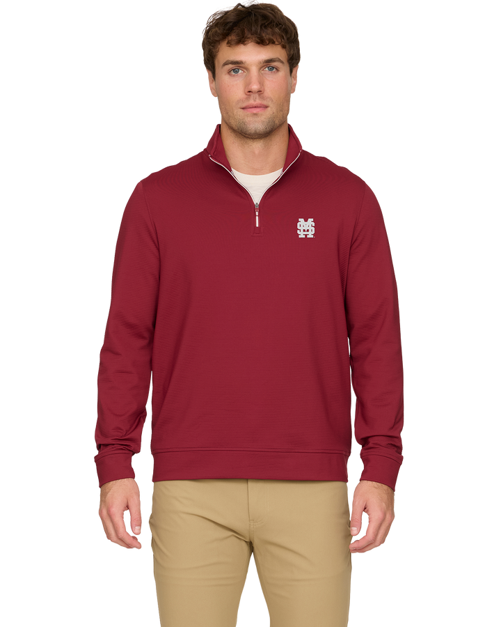 MISSISSIPPI STATE RIDGE STRETCH PERFORMANCE 1/4-ZIP