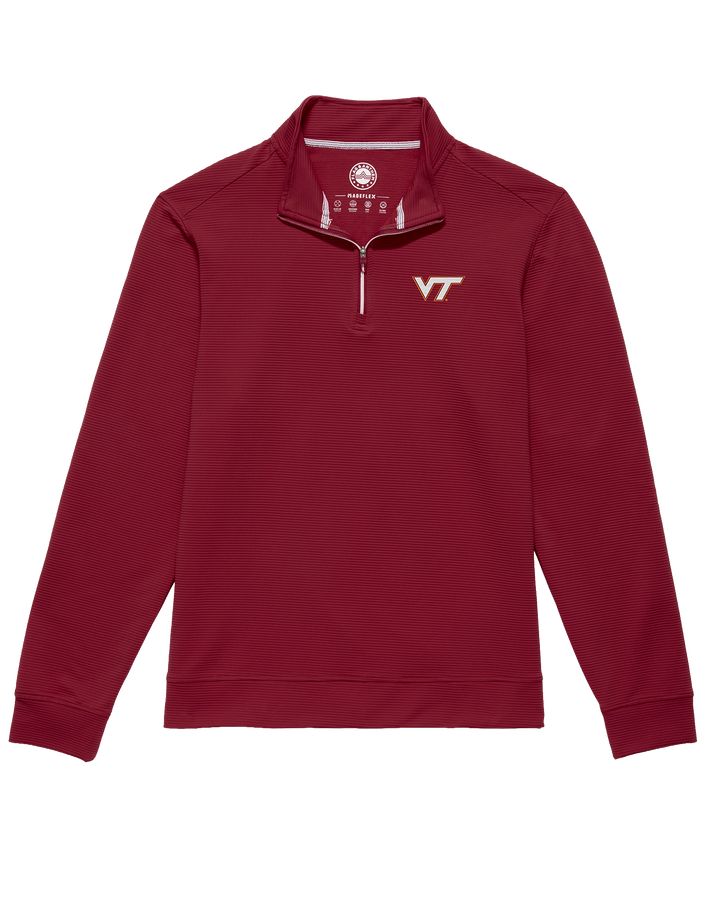 VIRGINIA TECH RIDGE STRETCH PERFORMANCE 1/4-ZIP