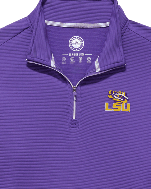 LSU RIDGE STRETCH PERFORMANCE 1/4-ZIP