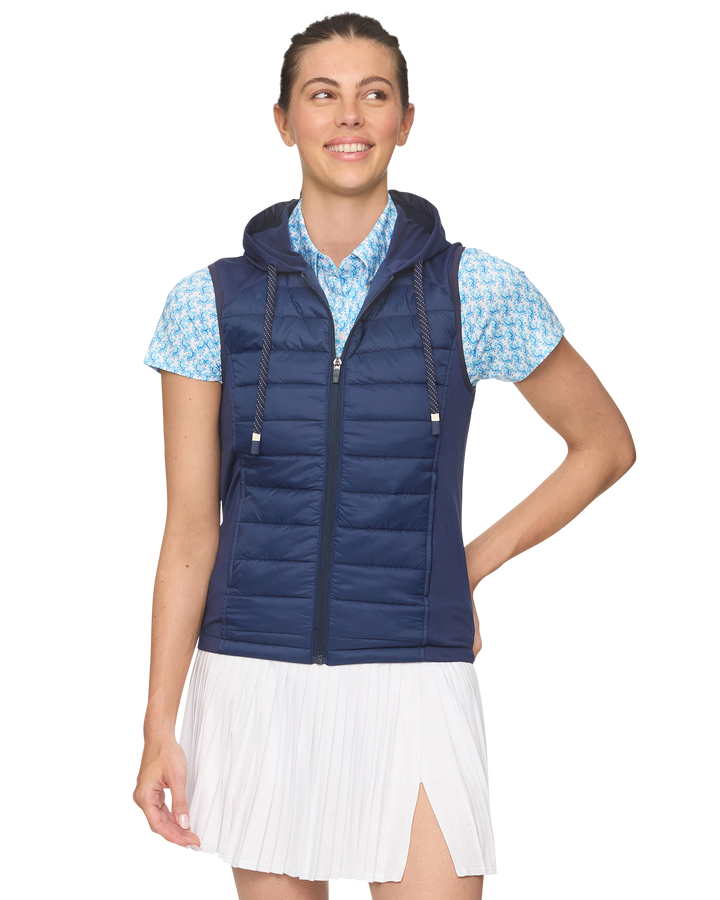 MADEFLEX MOVEMENT PERFORMANCE HOODED PUFFER VEST