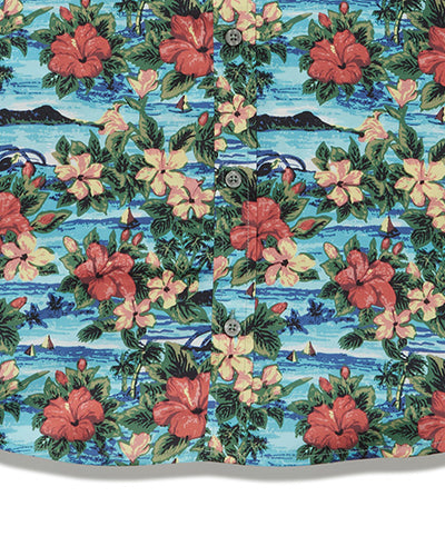 MADEFLEX HAWAIIAN PRINT UPF PERFORMANCE SHIRT