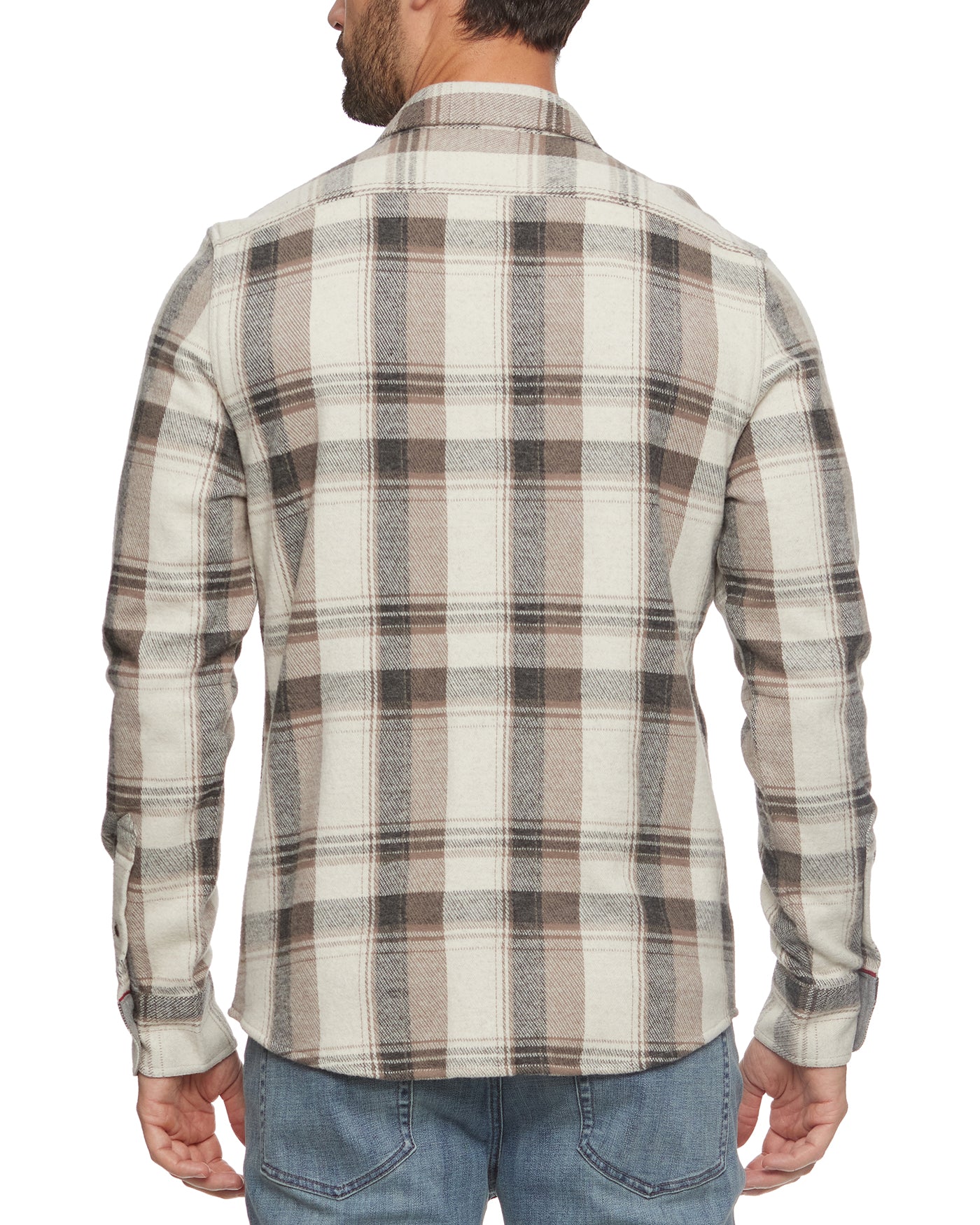MADEFLEX PLAID HERO KNIT FLANNEL SHIRT