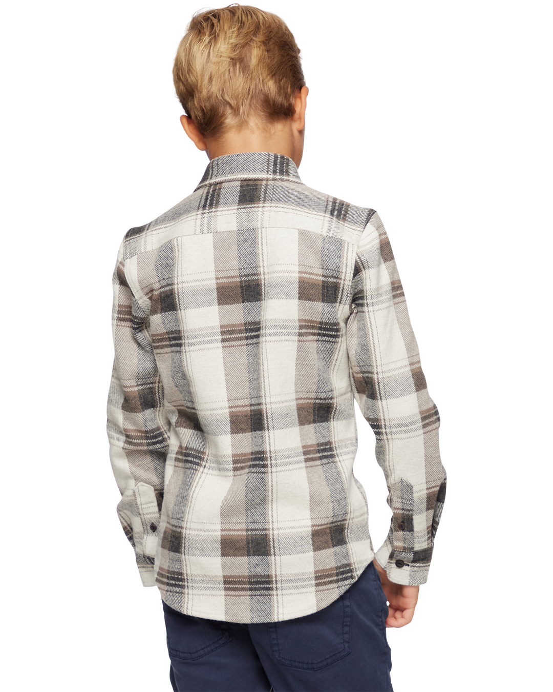 BOYS HERO STRETCH FLANNEL SHIRT