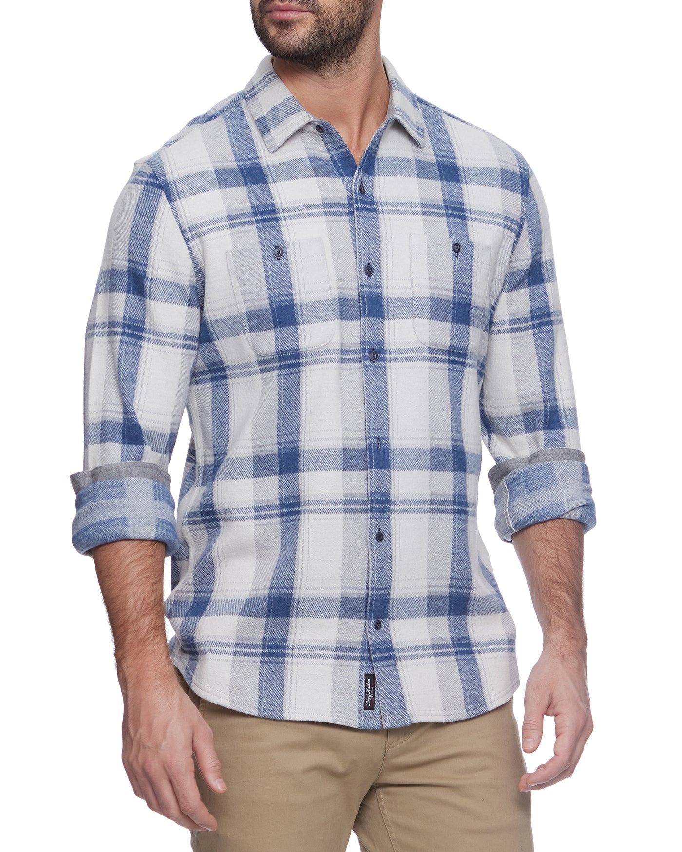MADEFLEX PLAID HERO KNIT FLANNEL SHIRT