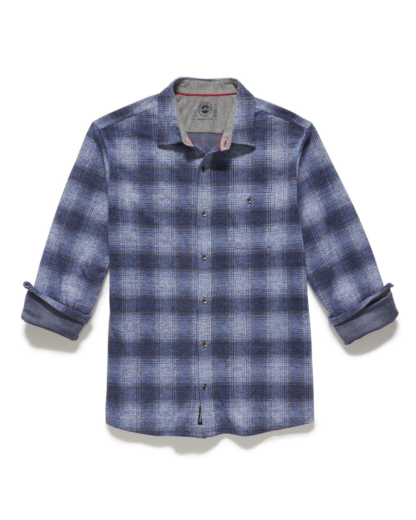 MADEFLEX PLAID HERO KNIT FLANNEL SHIRT