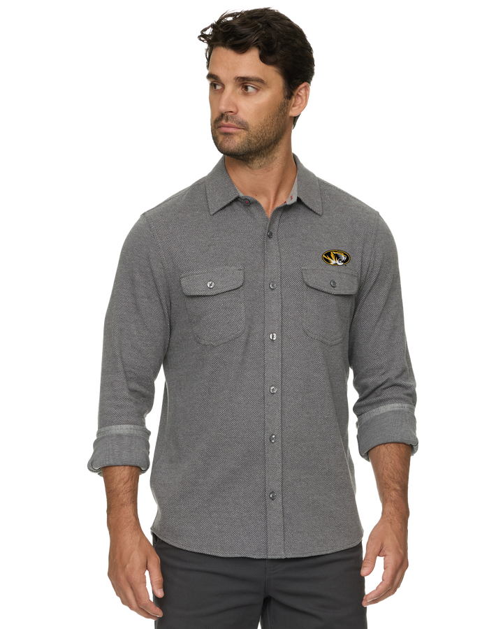 MIZZOU HERO STRETCH FLANNEL SHIRT