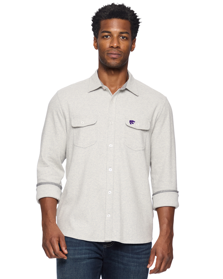 KANSAS STATE HERO STRETCH FLANNEL SHIRT