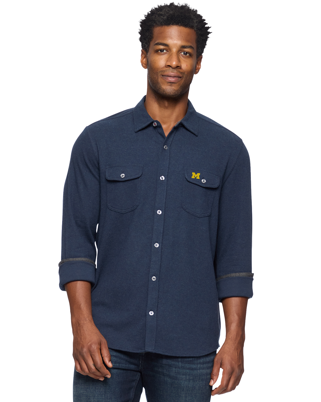 MICHIGAN HERO STRETCH FLANNEL SHIRT