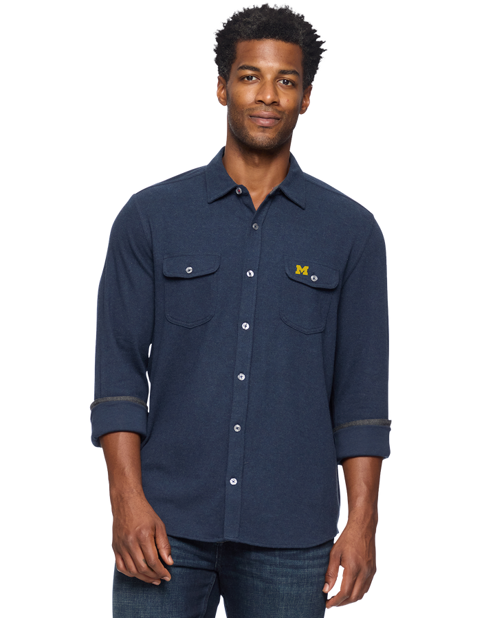 MICHIGAN HERO STRETCH FLANNEL SHIRT