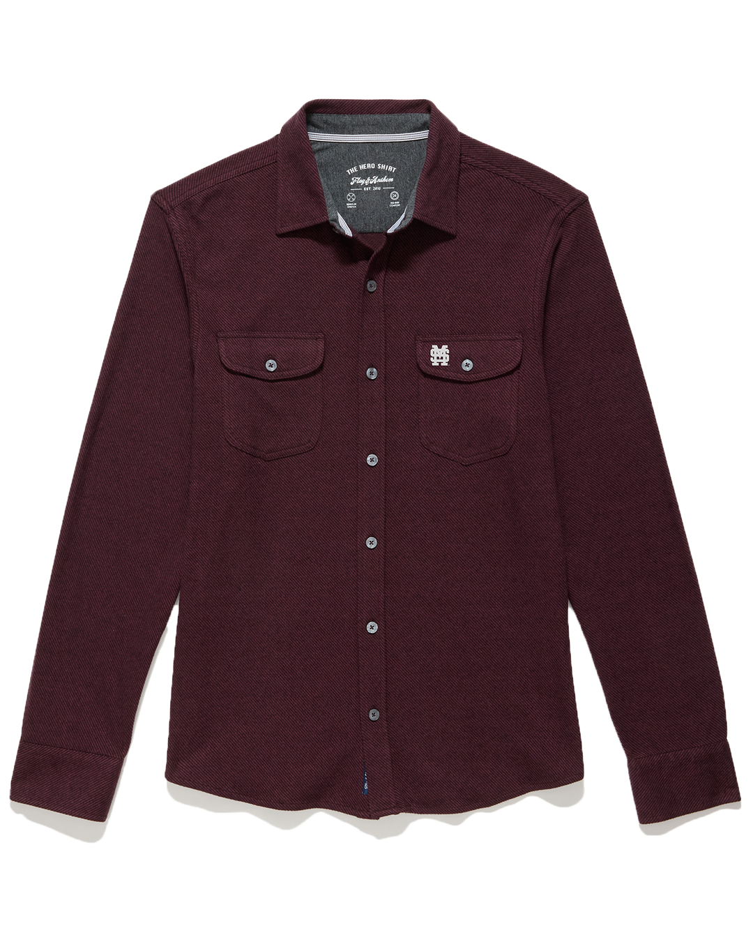 MISSISSIPPI STATE HERO STRETCH FLANNEL SHIRT