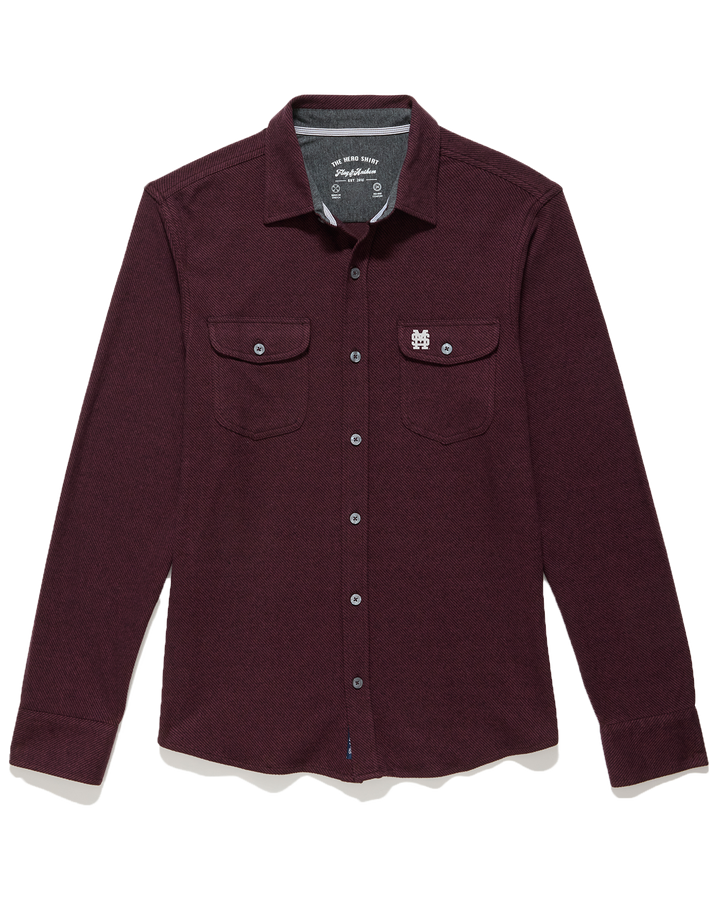 MISSISSIPPI STATE HERO STRETCH FLANNEL SHIRT