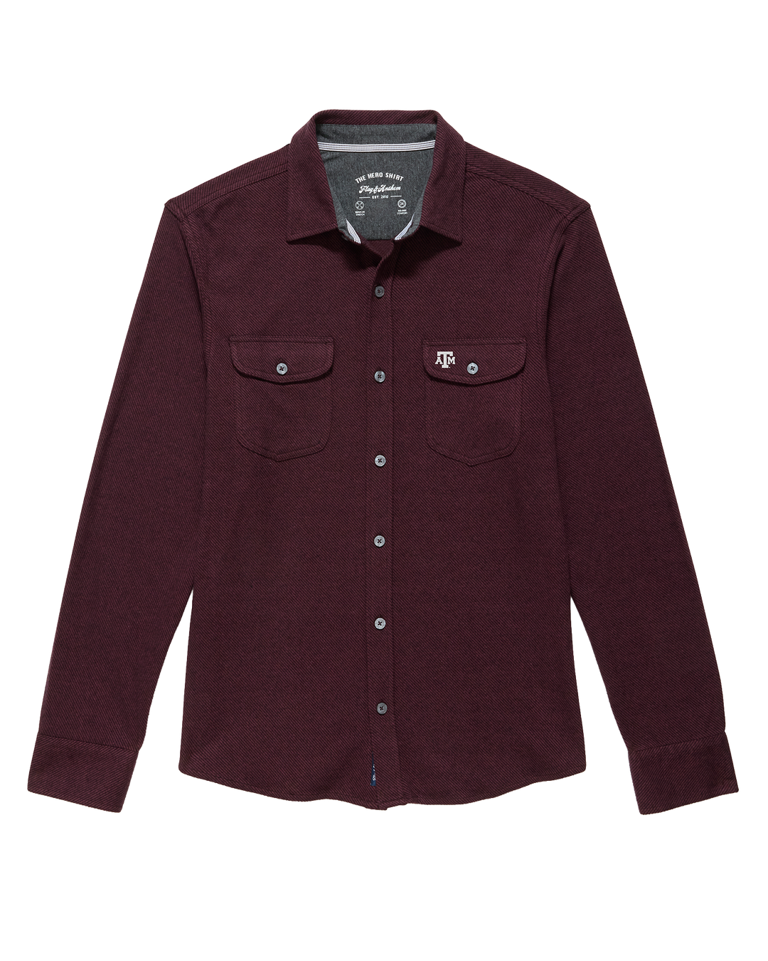 TEXAS A&M HERO STRETCH FLANNEL SHIRT
