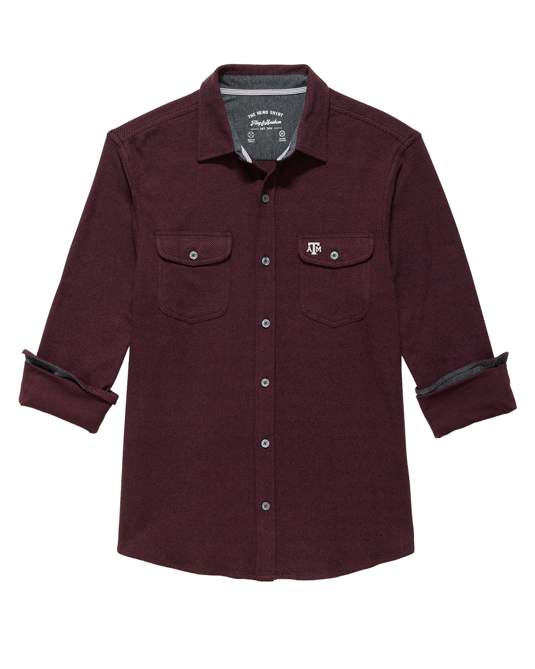 TEXAS A&M HERO STRETCH FLANNEL SHIRT