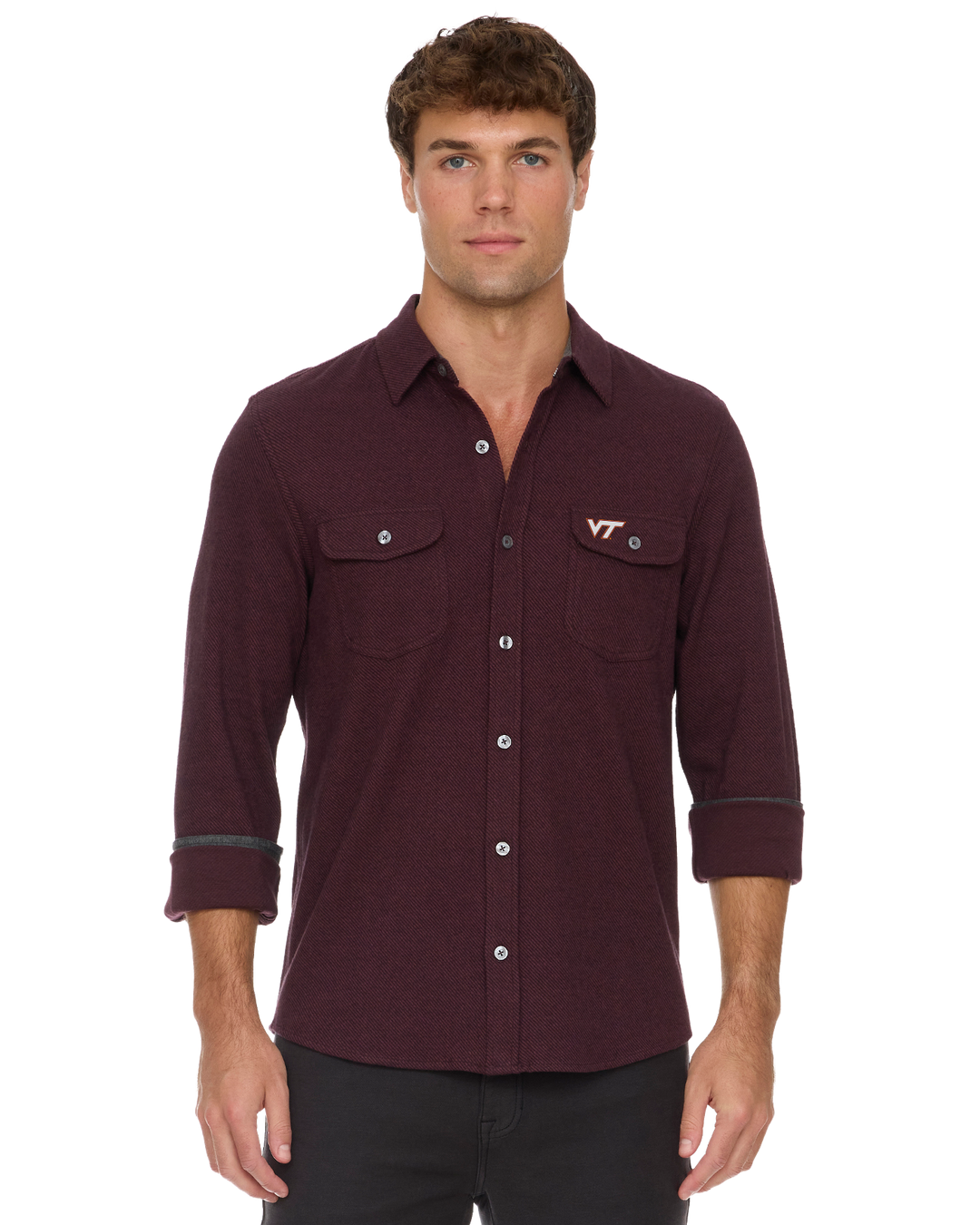 VIRGINIA TECH HERO STRETCH FLANNEL SHIRT