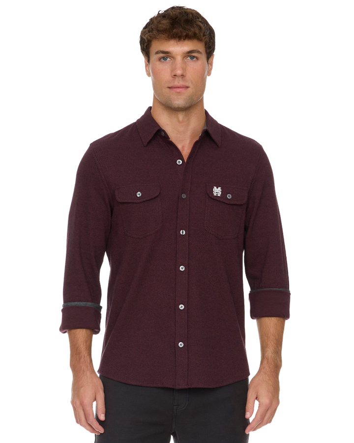 MISSISSIPPI STATE HERO STRETCH FLANNEL SHIRT