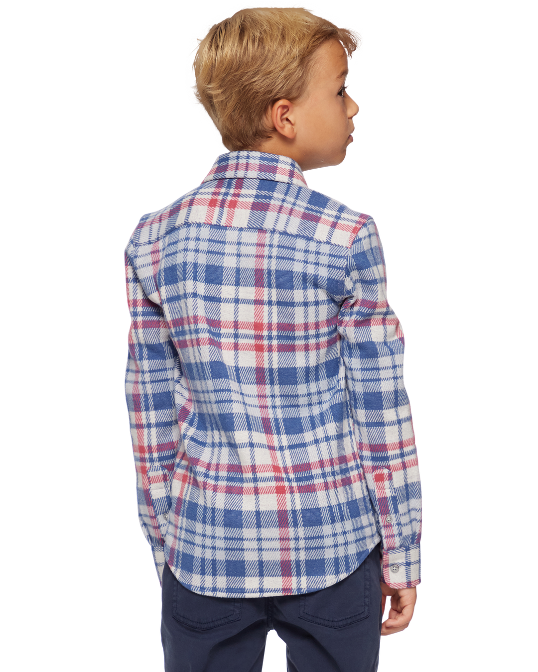 BOYS HERO STRETCH FLANNEL SHIRT