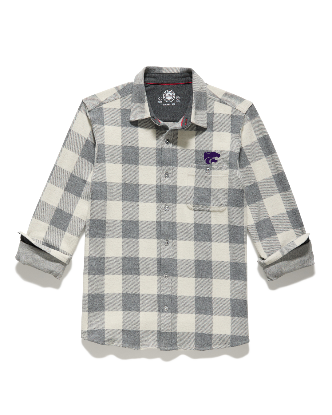 KANSAS STATE HERO STRETCH FLANNEL SHIRT